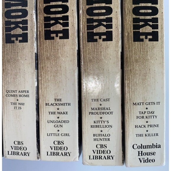 Gunsmoke VHS Collector’s Edition Columbia House CBS Western Bundle Of 10 - Picture 4 of 8